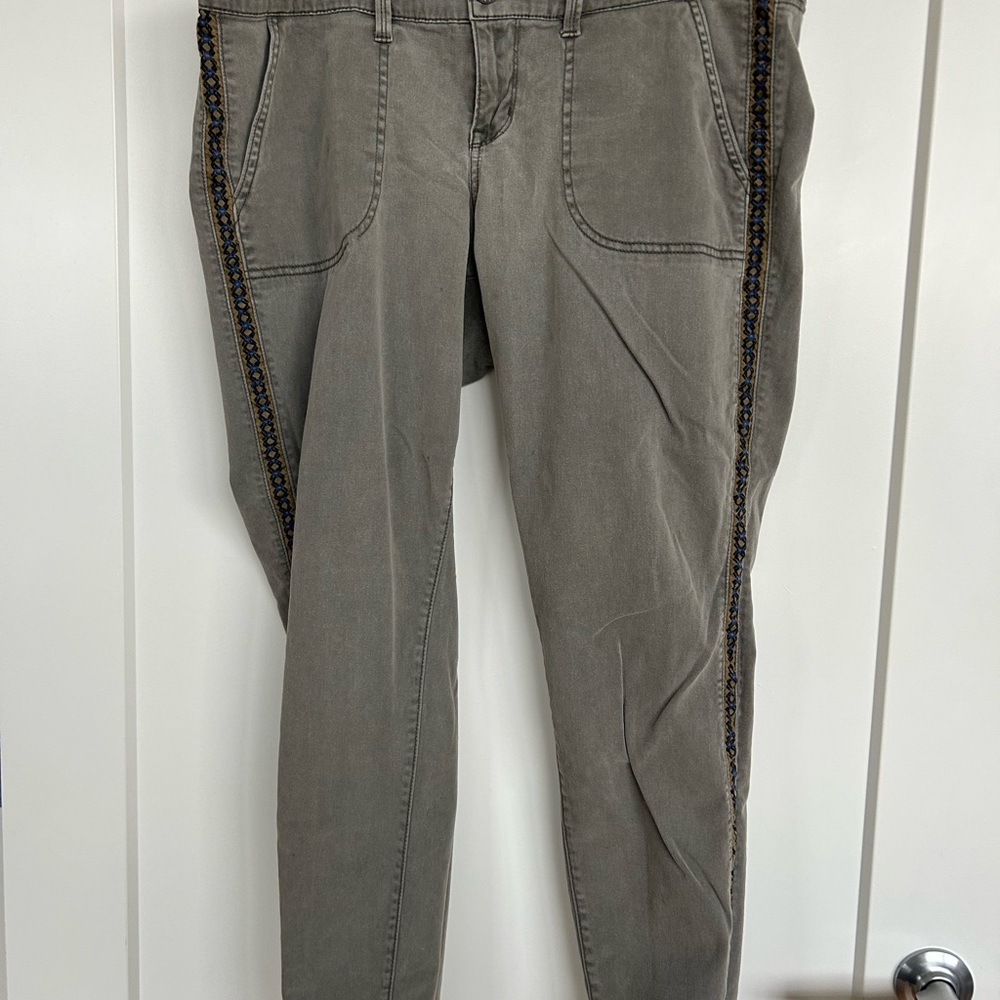 Torrid Olive Green Pants with Side Detailing, size 16